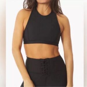 NEW WEWOREWHAT Racer Back Sports Bra S